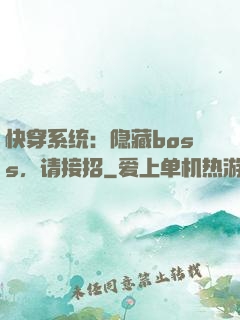 快穿系统：隐藏boss，请接招