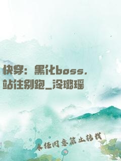 快穿：黑化boss，站住别跑