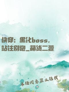 快穿：黑化boss，站住别跑