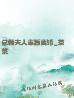 总裁夫人奉旨离婚