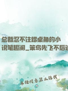 总裁忍不住蹭桌角的小说笔趣阁
