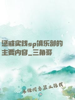 惩戒实践sp俱乐部的主要内容