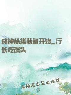 成神从搓装备开始