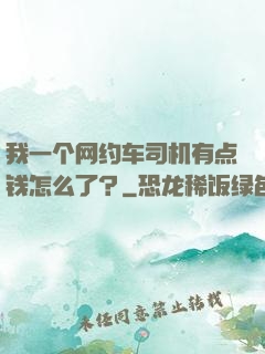 我一个网约车司机有点钱怎么了？