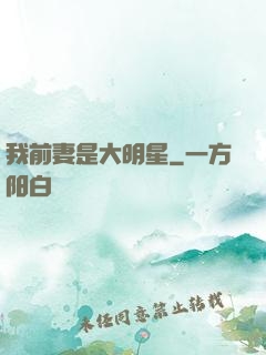 我前妻是大明星
