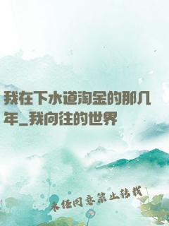 我在下水道淘金的那几年