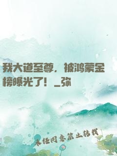 我大道至尊，被鸿蒙金榜曝光了！