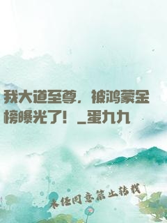 我大道至尊，被鸿蒙金榜曝光了！
