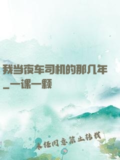 我当夜车司机的那几年