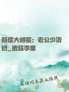 我是大明星：老公少傲娇