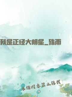 我是正经大明星