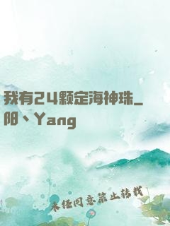 我有24颗定海神珠
