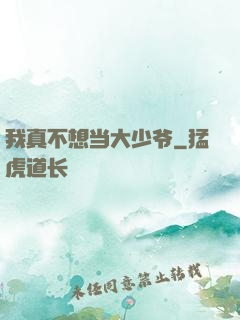 我真不想当大少爷