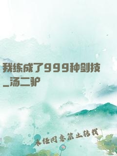 我练成了999种剑技