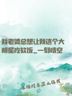 我老婆总想让我这个大明星吃软饭