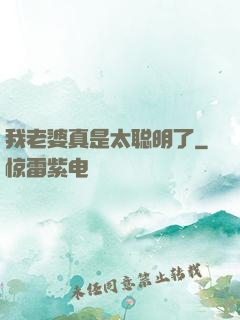 我老婆真是太聪明了