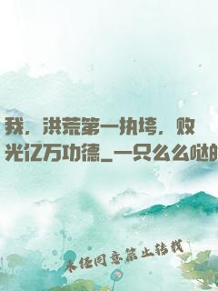 我，洪荒第一执垮，败光亿万功德