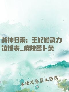 战神归来：王妃她武力值爆表