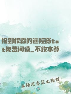 捡到校霸的遥控器txt免费阅读