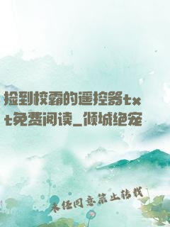 捡到校霸的遥控器txt免费阅读