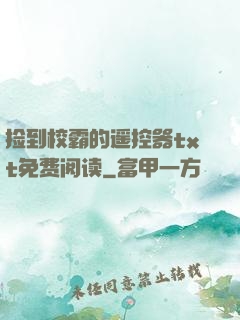 捡到校霸的遥控器txt免费阅读