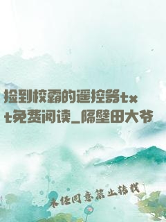 捡到校霸的遥控器txt免费阅读
