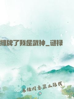 摊牌了我是武神