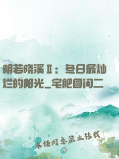 明若晓溪Ⅱ：冬日最灿烂的阳光