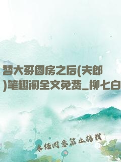 替大哥圆房之后(夫郎)笔趣阁全文免费