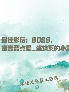 最佳影后：BOSS，宠妻要点脸
