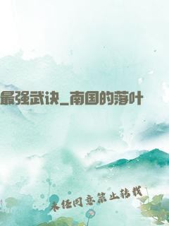 最强武诀