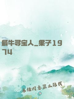 最牛寻宝人