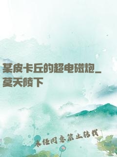 某皮卡丘的超电磁炮