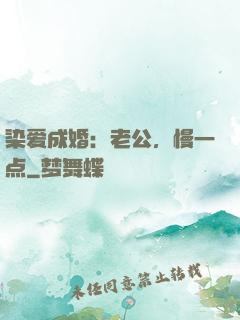 染爱成婚：老公，慢一点