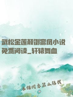 武松金莲颠倒鸾凤小说免费阅读