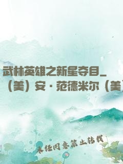 武林英雄之新星夺目
