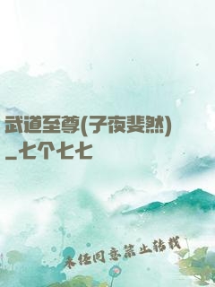 武道至尊(子夜斐然)