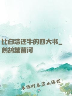比白洁还牛的四大书