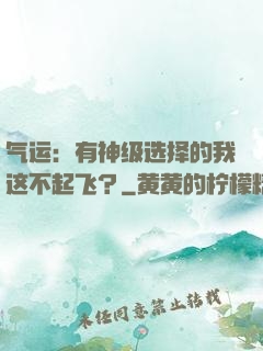 气运：有神级选择的我这不起飞？