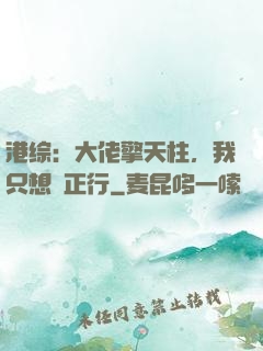 港综：大佬擎天柱，我只想揾正行