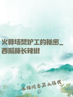 火葬场焚炉工的秘密