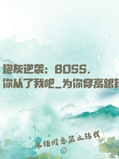 炮灰逆袭：BOSS，你从了我吧