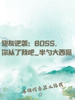 炮灰逆袭：BOSS，你从了我吧