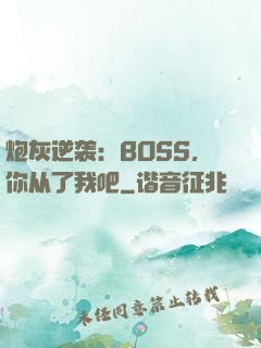 炮灰逆袭：BOSS，你从了我吧