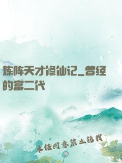 炼阵天才修仙记