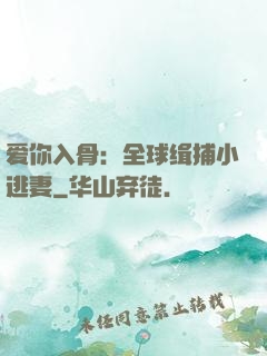 爱你入骨：全球缉捕小逃妻