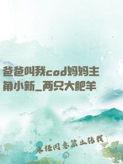 爸爸叫我cod妈妈主角小新
