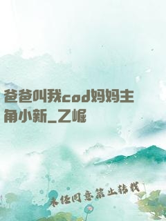 爸爸叫我cod妈妈主角小新