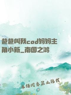 爸爸叫我cod妈妈主角小新