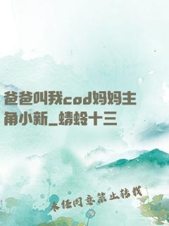 爸爸叫我cod妈妈主角小新